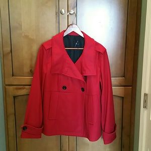 GAP Red Peacoat - Large